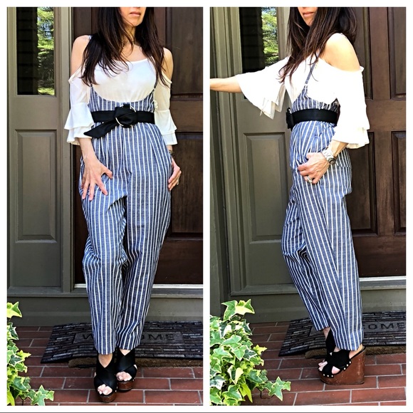 ✨LAST ONE ✨Absolutely unique Striped jumpsuit - Picture 3 of 8